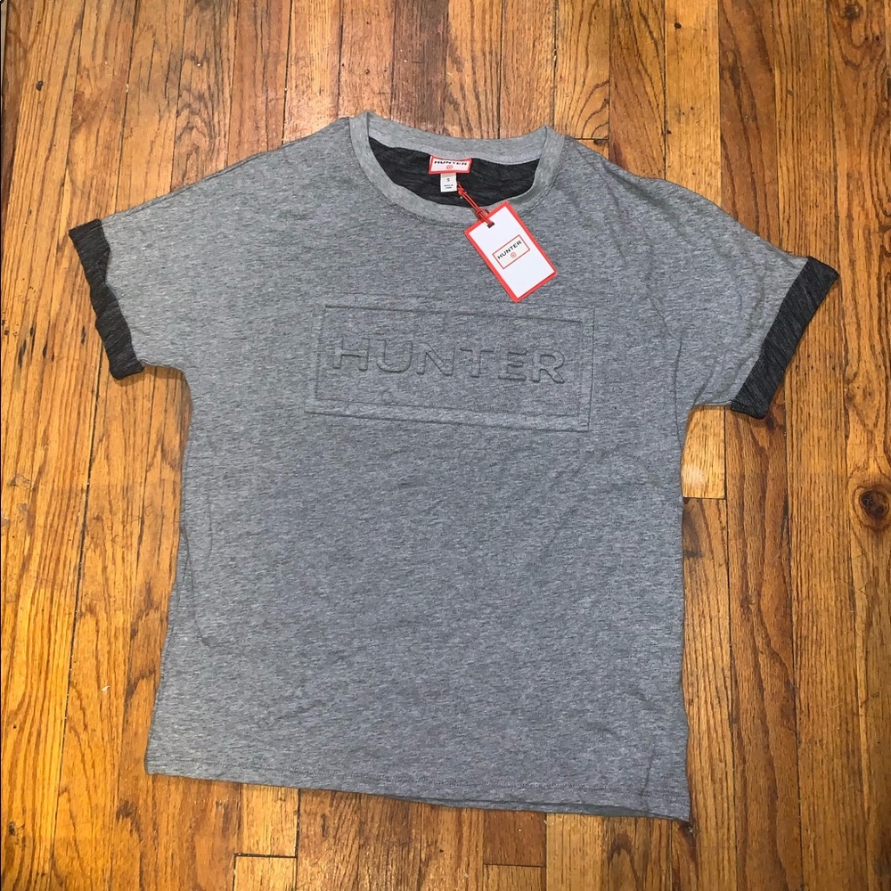 HUNTER x TARGET EMBOSSED KNIT SHIRT Rolled Sleeved Size S